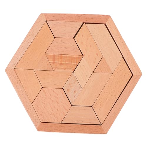 Parliky Holzpuzzle Hexagon Geometrische Formen Montessori Lernspielzeug aus Premium Buche für Frühe von Logik Hand Auge koordination und Kognitiver Entwicklung bei Kindern Parliky Holzpuzzle Hexagon Geometrische Formen Montessori Lernspielzeug aus Premium Buche für Frühe von Logik Hand Auge koordination und Kognitiver Entwicklung bei Kindern von Parliky