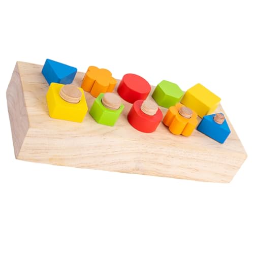 Parliky Holzspielzeug Schraubblock für Kleinkinder Motorisches Lernspielzeug mit Formen und Farbenerkennung Pädagogisches Puzzle Feinmotorik und Kognitiven Entwicklung für Jungen und Parliky Holzspielzeug Schraubblock für Kleinkinder Motorisches Lernspielzeug mit Formen und Farbenerkennung Pädagogisches Puzzle Feinmotorik und Kognitiven Entwicklung für Jungen und von Parliky
