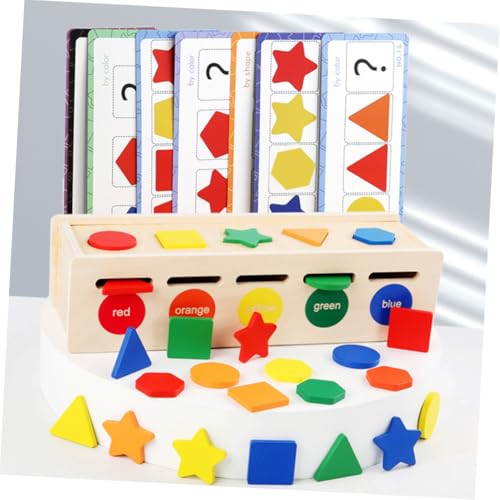 Parliky Holzspielzeug Sortierspiel für Kleinkinder Ab Jahren Motorikspielzeug mit Farben und Formen Montessori Lernspielzeug Hand Auge koordination und Logischem Denken Sicher und von Parliky