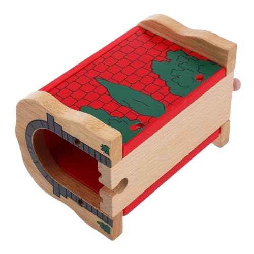 Parliky Holzspielzeug Zug Tunnel Zubehör Holzbahn Spielset Spieltunnel Modell für Jungen Mädchen zur Kreatives und Eltern Junge Mädchen interaktion Parliky Holzspielzeug Zug Tunnel Zubehör Holzbahn Spielset Spieltunnel Modell für Jungen Mädchen zur Kreatives und Eltern Junge Mädchen interaktion von Parliky