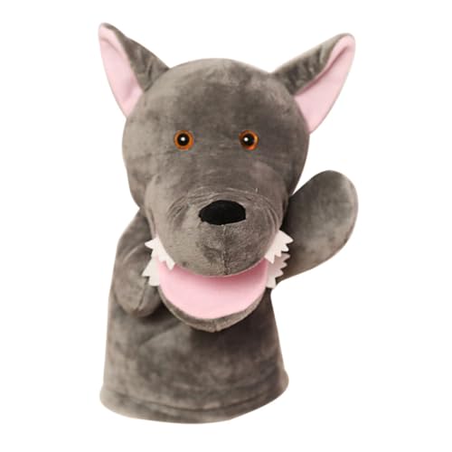 Parliky Interaktive Handpuppe Großer Plüsch Tier Handpuppen für Geschichten Erzählen und Rollenspiele Weiches Kuscheltier für Eltern zum Gemeinsamen Spiel von Parliky