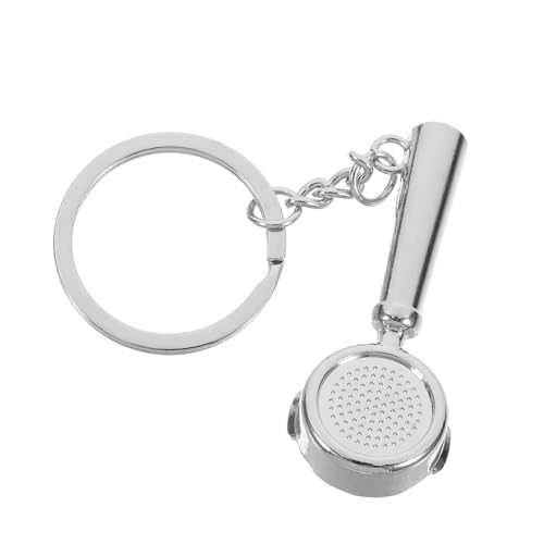 Parliky Kaffeestil Schlüsselbund Metallauto Key Ring Kaffeewerkzeuge Schlüsselhalter Souvenir Kaffee Thema Rucksack Anhänger Autoschlüsseldekoration von Parliky