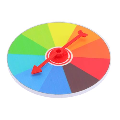 Parliky Kleines Drehspielzeug zum Hängen Leichtes und Tragbares Spielrad für Party Unterricht Karneval und Gewinnspiele Einfach zu Drehen und Vielseitig Einsetzbar von Parliky