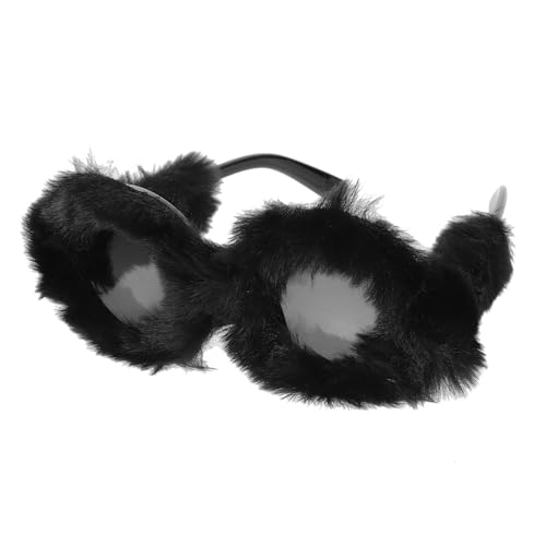 Parliky Kreative Flauschige Partybrille Rundrahmen Kuschelig Weiche Plüschsonnenbrille Lustige Foto Requisite Für Damen Herren Partyaccessoire Parliky Kreative Flauschige Partybrille Rundrahmen Kuschelig Weiche Plüschsonnenbrille Lustige Foto Requisite Für Damen Herren Partyaccessoire von Parliky