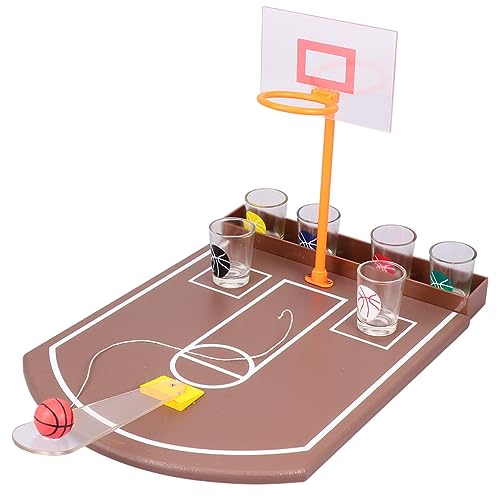 Parliky Kreatives Trinkspiel Basketball Desktop Basketball für Partys Barbedarf aus Praktischem Lustige Spiele für Freunde und Familie Einfach zu Bedienen für Gesellige Abende von Parliky