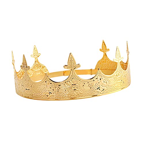 Parliky Krone Für Die Heimkehrparty König Für änner Krone König Halloween-Stirnband Für änner Königskronen-Stirnband K?nigskrone Für ?nner Krone Kinder Prinz Kleidung Mann Ritter Metall von Parliky