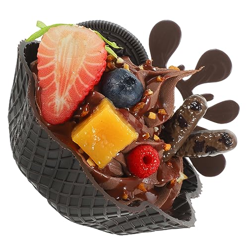 Parliky Künstliches Eiscreme Modell Realistisches Dessert für Dekoration Fotografie und Kinderbildung Hochwertige Simulation Bunten Farben für Langlebigen Einsatz Parliky Künstliches Eiscreme Modell Realistisches Dessert für Dekoration Fotografie und Kinderbildung Hochwertige Simulation Bunten Farben für Langlebigen Einsatz von Parliky