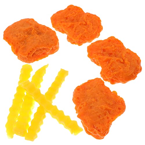 Parliky Lebensechte Künstliche Hühnernuggets und Pommes Frites Dekorationsset Teilig Realistische Food Modelle für Küchen und Marktpräsentation Täuschend Echtes Kunstessen Props Parliky Lebensechte Künstliche Hühnernuggets und Pommes Frites Dekorationsset Teilig Realistische Food Modelle für Küchen und Marktpräsentation Täuschend Echtes Kunstessen Props von Parliky