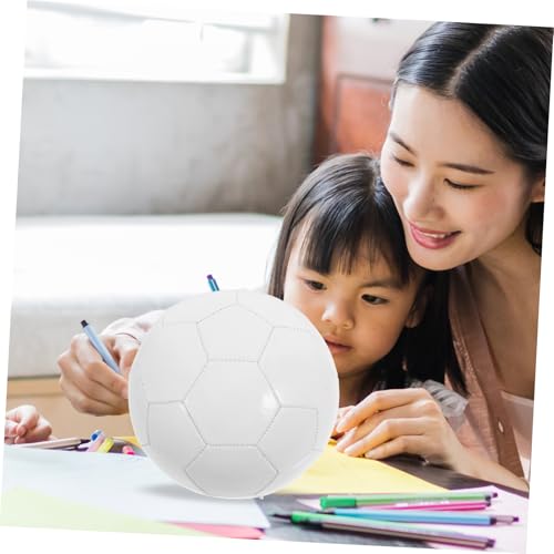 Parliky Leerer Unlackierter Fußball Glatte Oberfläche Sicher zum Bemalen und Gestalten DIY Graffiti Soccer Ball für Kinderhandwerk Partydeko und Geschenkideen Parliky Leerer Unlackierter Fußball Glatte Oberfläche Sicher zum Bemalen und Gestalten DIY Graffiti Soccer Ball für Kinderhandwerk Partydeko und Geschenkideen von Parliky
