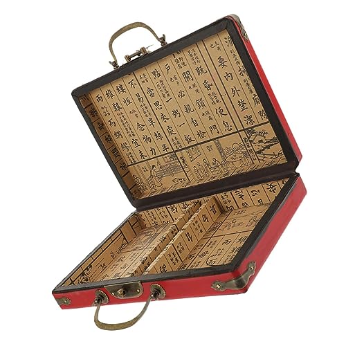 Parliky Mahjong Storage Box Aufbewahrungsboxen im Freien Nur Mahjong -Fälle kleine Tragetasche Tragbarer Container Majong leerer Fall tragbarer Aufbewahrungsbehälter Pu Parliky Mahjong Storage Box Aufbewahrungsboxen im Freien Nur Mahjong -Fälle kleine Tragetasche Tragbarer Container Majong leerer Fall tragbarer Aufbewahrungsbehälter Pu von Parliky