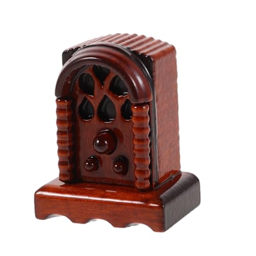 Parliky Maßstab Retro Holz Radio Vintage Möbelspielzeug für Puppenhaus Diorama Zubehör Parliky Maßstab Retro Holz Radio Vintage Möbelspielzeug für Puppenhaus Diorama Zubehör von Parliky