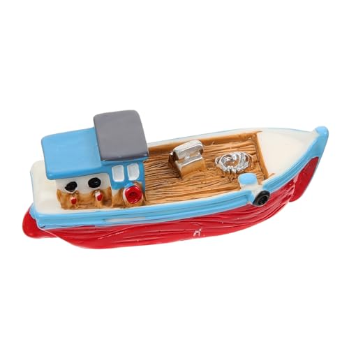 Parliky Mediterranes Miniatur Boot Modell Figurine Detailreich Gestaltete Kleine Boot Deko Geeignet als Desktop Decoration und Kreatives Geschenk für Freunde und Familie Vielseitig für von Parliky