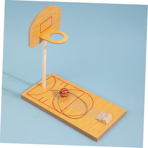 Parliky Mini Basketball Holzspielzeug Tisch Basketballkorb Einfaches Indoor Basketball brettspiel Für Leicht Tragbar Fördert Eltern Junge Mädchen Beziehung von Parliky