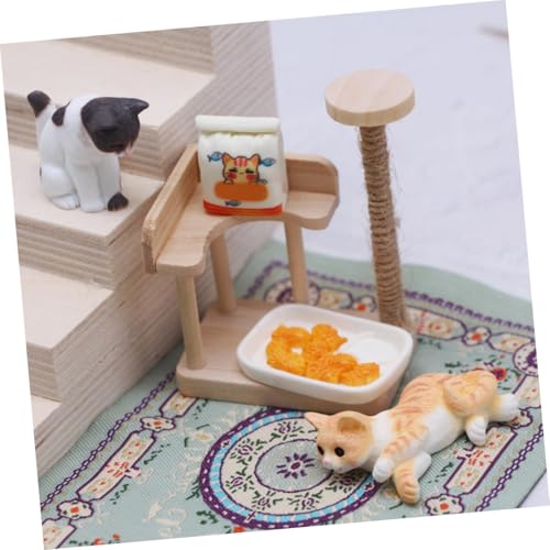 Parliky Miniatur Holz Katzen klettergerüst Puppenhaus Möbel Stabiles Mini Klettergerüst Modell Dekoratives DIY Puppenhaus Zubehör für Realistische Katzen szenerien Parliky Miniatur Holz Katzen klettergerüst Puppenhaus Möbel Stabiles Mini Klettergerüst Modell Dekoratives DIY Puppenhaus Zubehör für Realistische Katzen szenerien von Parliky