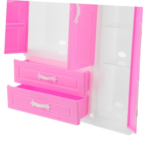 Parliky Miniatur Puppenschrank Prinzessin Stil Stabiles Puppenhaus Kleiderschrank Möbelstück Vielseitiger Organizer für Puppenkleidung und Zubehör Leicht zu Reinigen für Mädchenzimmer Parliky Miniatur Puppenschrank Prinzessin Stil Stabiles Puppenhaus Kleiderschrank Möbelstück Vielseitiger Organizer für Puppenkleidung und Zubehör Leicht zu Reinigen für Mädchenzimmer von Parliky