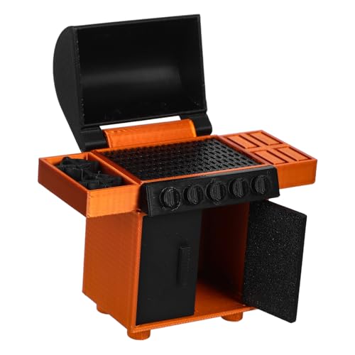 Parliky Modell Detailgetreues Puppenhaus Grillgestell Dekoratives Outdoor Camping Zubehör für Sammler und Spielzeugküchen Realistisches BBQ Parliky Modell Detailgetreues Puppenhaus Grillgestell Dekoratives Outdoor Camping Zubehör für Sammler und Spielzeugküchen Realistisches BBQ von Parliky