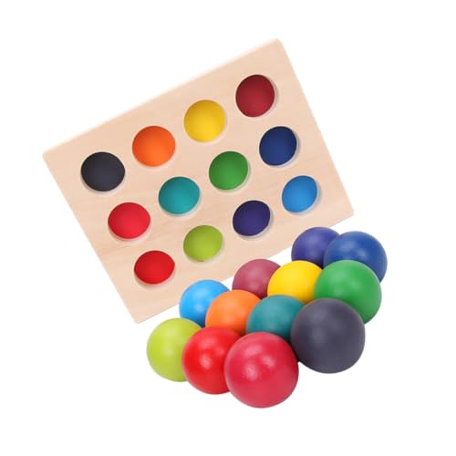 Parliky Montessori Holzspielzeug Farben Sortierspiel Teiliges Buntes Lernspielzeug für Kognitiver und Motorischer Fähigkeiten Sicheres Umweltfreundliches Holzmaterial Parliky Montessori Holzspielzeug Farben Sortierspiel Teiliges Buntes Lernspielzeug für Kognitiver und Motorischer Fähigkeiten Sicheres Umweltfreundliches Holzmaterial von Parliky