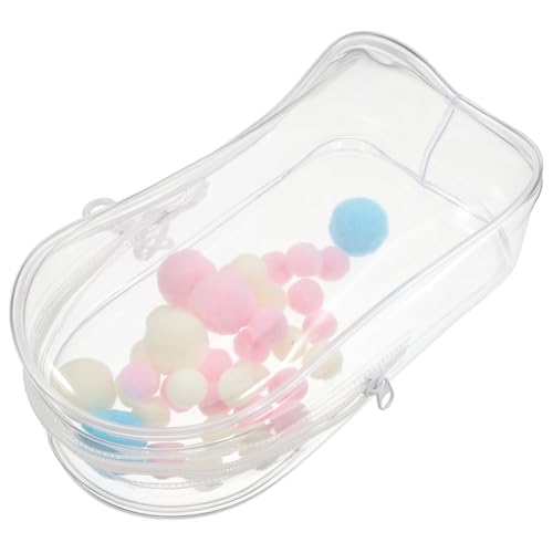 Parliky PVC Aufbewahrungsbeutel für Puppen Transparente Staubschutz hängetasche mit Reißverschluss Tragbare Aufbewahrung für Kleine Figuren für Anime Figuren und Baumwollpuppen Sammler von Parliky