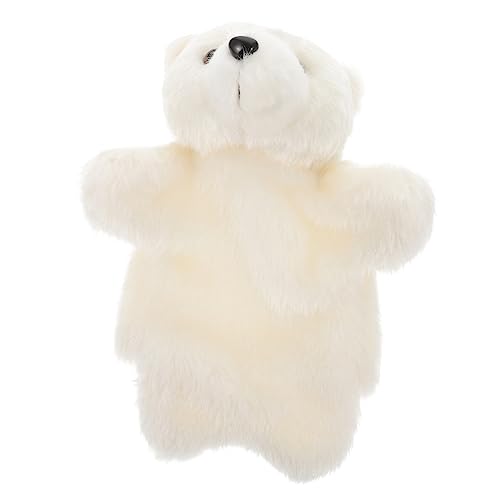 Parliky Plüsch Eisbär Handpuppe Kuscheltier Handspielpuppe für Rollenspiel Theater und Früherziehung Parliky Plüsch Eisbär Handpuppe Kuscheltier Handspielpuppe für Rollenspiel Theater und Früherziehung von Parliky
