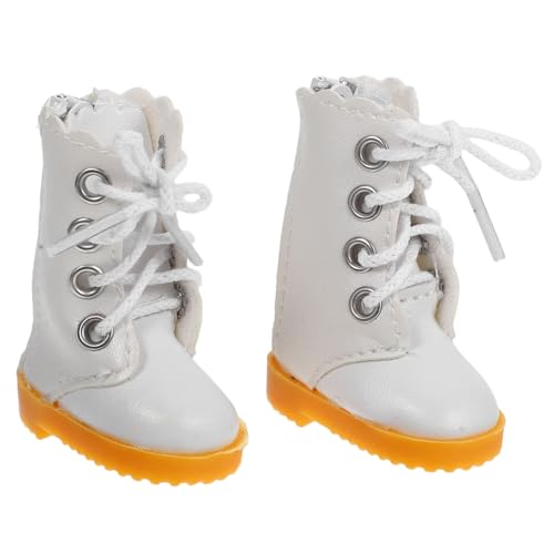 Parliky Puppenstiefel Boots Geschnitten Weiß Stoff Robust für Bjd Puppen Ausstellung Display Sammler Parliky Puppenstiefel Boots Geschnitten Weiß Stoff Robust für Bjd Puppen Ausstellung Display Sammler von Parliky