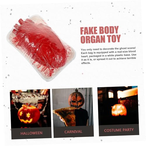 Parliky Realistisches Halloween Herz Requisite aus Hochwertigem Material Langlebig und Sicher als Party Accessoire und Gruselige Dekoration für Horror und Festival Events Parliky Realistisches Halloween Herz Requisite aus Hochwertigem Material Langlebig und Sicher als Party Accessoire und Gruselige Dekoration für Horror und Festival Events von Parliky