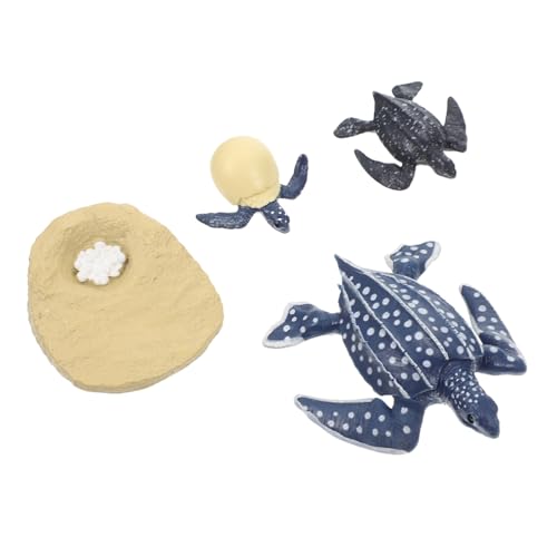 Parliky Realistisches Lederschildkröten Lebenszyklus Modelle Detailreiche Simulationstiere Pädagogisches Lernspielzeug für Fördert Naturverständnis und Kognitive Entwicklung von Parliky