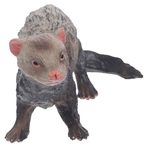 Parliky Realistisches Wildtier Modell Schneefrettchen aus Kunststoff Detailgetreues Tierfiguren für Ab Jahren Pädagogisches Dekoobjekt und Partyspielzeug Langlebig und Sicher von Parliky