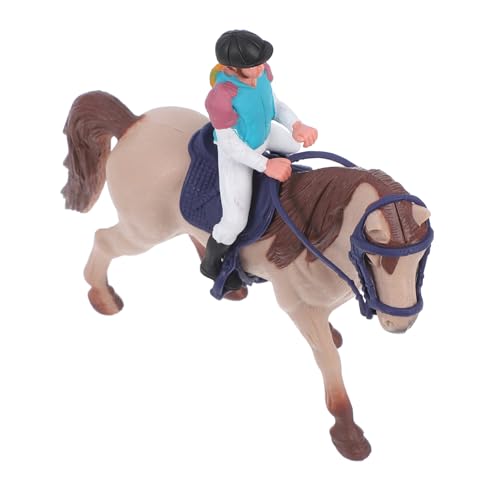 Parliky Reiterfigur mit Pferd Multifunktionales Miniaturspielzeug für Bauernhof und Partydekoration Realistische Pferdefigur für Sammler für Pferdeliebhaber Parliky Reiterfigur mit Pferd Multifunktionales Miniaturspielzeug für Bauernhof und Partydekoration Realistische Pferdefigur für Sammler für Pferdeliebhaber von Parliky
