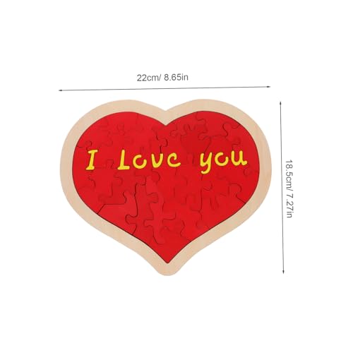 Parliky Romantisches Holzpuzzle Herzform Rotes Herz Jigsaw Puzzle Für Valentinstag Hochzeitsgeschenk Partydekoration Geschenk Parliky Romantisches Holzpuzzle Herzform Rotes Herz Jigsaw Puzzle Für Valentinstag Hochzeitsgeschenk Partydekoration Geschenk von Parliky