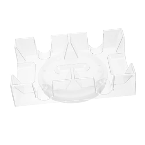 Parliky Rotierender Pokerkartenhalter aus Kunststoff mit Drehfunktion Transparenter Leichter Aufbewahrungsständer für Kartendecks Stabiles Spielkartenaufbewahrungssystem für Zuhause und Parliky Rotierender Pokerkartenhalter aus Kunststoff mit Drehfunktion Transparenter Leichter Aufbewahrungsständer für Kartendecks Stabiles Spielkartenaufbewahrungssystem für Zuhause und von Parliky