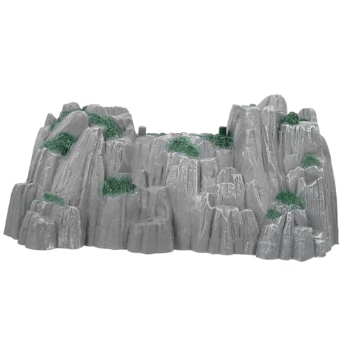 Parliky Simulations Tunnel Modell Berg DIY Eisenbahntunnel Dekoratives Berg Tunnel Zubehör für Spielszene Garten Wohnzimmer von Parliky