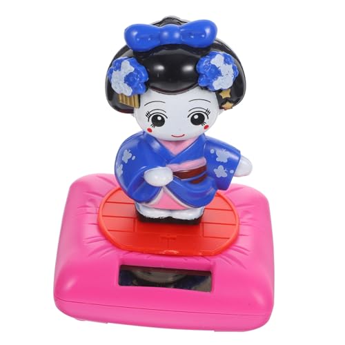 Parliky Solarbetriebene Kimono Puppe mit Kopfnicken Realistische Plastikfigur Dekoratives Auto Ornament Lebendige Tanzfigur Robust und Detailreich für Auto Büro und Zuhause Parliky Solarbetriebene Kimono Puppe mit Kopfnicken Realistische Plastikfigur Dekoratives Auto Ornament Lebendige Tanzfigur Robust und Detailreich für Auto Büro und Zuhause von Parliky