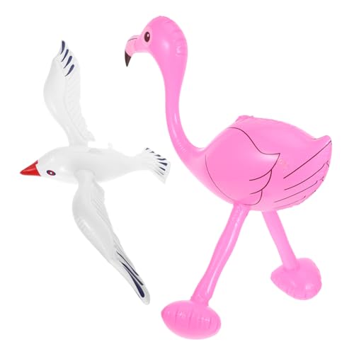 Parliky Teiliges Aufblasbares Poolspielzeug Schwimmender Flamingo und Flamingo Wasserballons Wiederverwendbar Farbintensiv Leicht Aufzublasen für Strand Poolpartys mit Familie und Freunden von Parliky