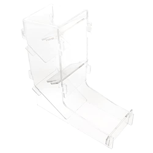 Parliky Transparenter Tragbarer Würfelturm aus Robustem Material Kompakt und Leicht für Brettspiele für Familienabende Bars und Reisen Zubehör für Würfelspiele und Spielbrett Einsätze von Parliky