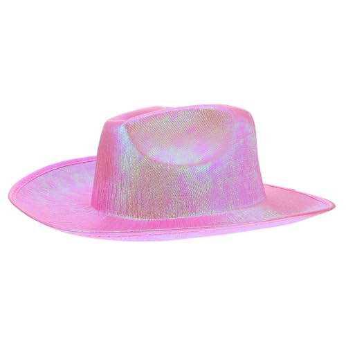 Parliky Western Cowgirl Hut mit Großem Glitzer krempen Leichter Atmungsaktiver Sun Block Hat für Mädchen und Damen Modernes Design für Party Cosplay und Freizeit Tragbar und Komfortabel Parliky Western Cowgirl Hut mit Großem Glitzer krempen Leichter Atmungsaktiver Sun Block Hat für Mädchen und Damen Modernes Design für Party Cosplay und Freizeit Tragbar und Komfortabel von Parliky