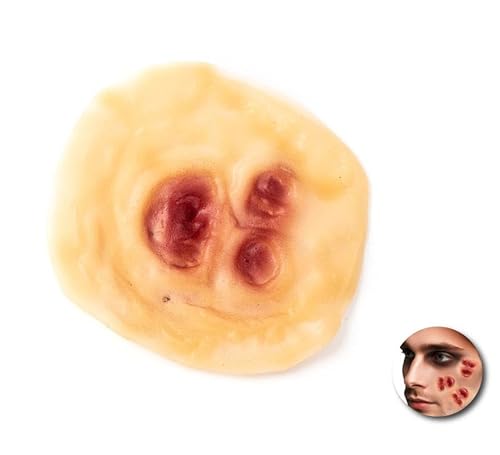 Gefälschte Gesichtspustenwunde für Erwachsene Gefälschte Gesichtspustenwunde für Erwachsene von Partilandia