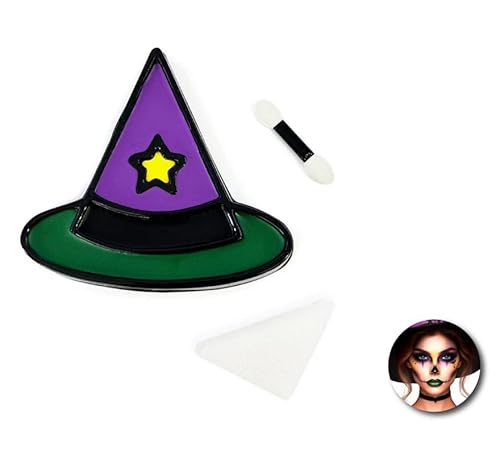 Make-up-Set Hexe Star: Palette, Schwamm und Pinsel Make-up-Set Hexe Star: Palette, Schwamm und Pinsel von Partilandia