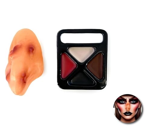 Make-up-Set für dunkle Hexe: Palette und Nase von Partilandia