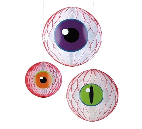 Packung mit 3 Waben-Augen in verschiedenen Größen von Partilandia