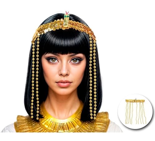 Partilandia Ägyptisches Stirnband von Pharaona, 21 x 24 cm (Einheitsgröße) von Partilandia
