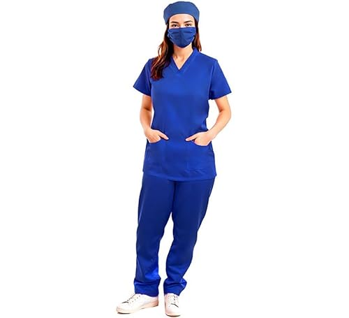 Partilandia Blaues Doktor-Kostüm für Erwachsene (Größe XL) von Partilandia