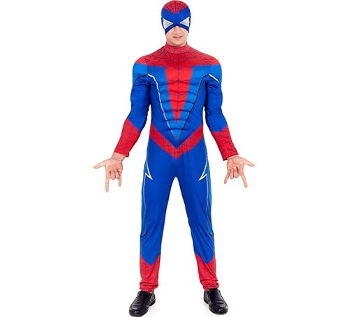 Partilandia Comic Blue Arachnid Held Kostüm für Herren Größe S Herren Partilandia Comic Blue Arachnid Held Kostüm für Herren Größe S Herren von Partilandia