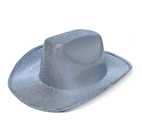 Partilandia Cowboyhut für Erwachsene, silberfarben, Einheitsgröße von Partilandia