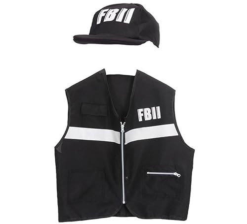 Partilandia FBI Agent Kit: Mütze und Weste von Partilandia