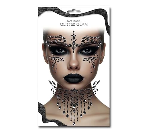 Partilandia Fashion Edelstein Wasserfall Gesicht und Hals von Partilandia