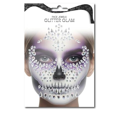 Partilandia Gesichtssteine Fashion Totenkopf Silber Partilandia Gesichtssteine Fashion Totenkopf Silber von Partilandia