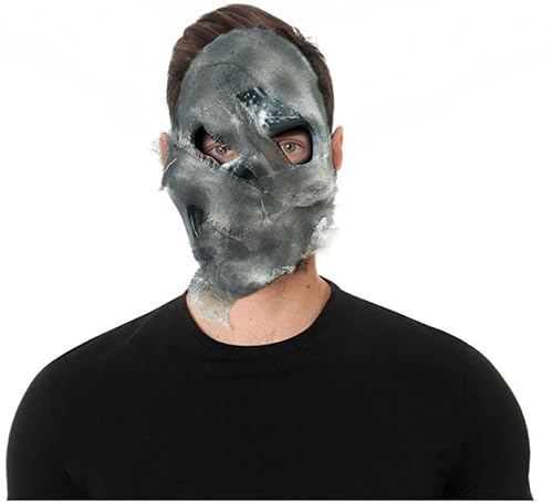 Partilandia Graue Totenkopfmaske aus Stoff von Partilandia