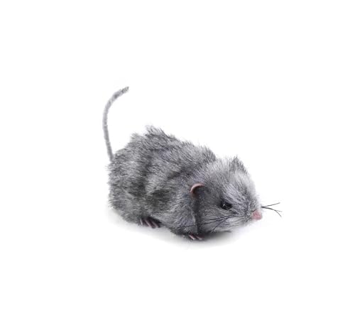 Partilandia Graue pelzige Maus, 18 cm von Partilandia