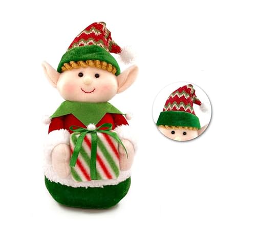 Partilandia Grüne Elfenpuppe aus Samt, 30 cm von Partilandia