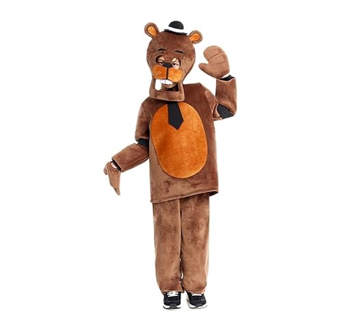 Partilandia Gruseliges Teddybär-Kostüm mit Handschuhen für Kinder (Größe 13-15 Jahre) von Partilandia